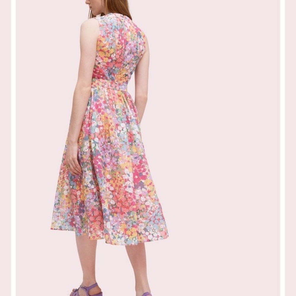 NWT Kate Spade Dots Burnout Floral Dress Size 4 - Picture 2 of 13